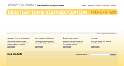 Desktop Screenshot of deratisation-aveyron.com